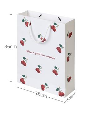 Fruit Packaging Gift White Cardboard Paper Bag