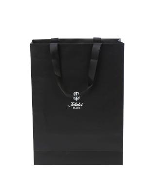 Black Gift Paper Bag