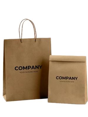 Environmentally Friendly Brown Kraft Paper Bag