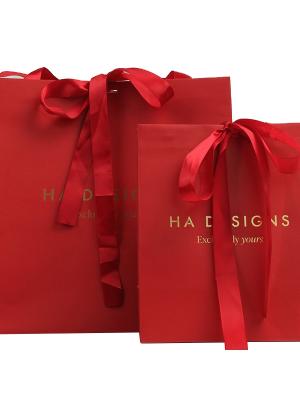 Red Luxury Valentine's Day Gift Paper Bag