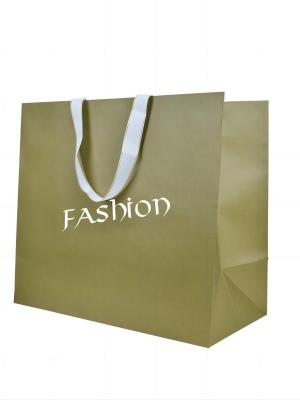 Customized Fashion Green Shopping Paper Bag